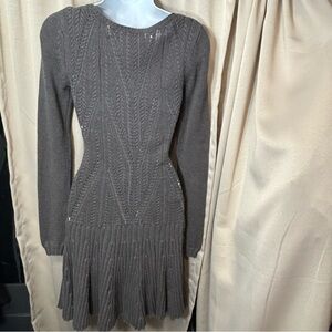 Moda International Scoop Neck Knit Dress